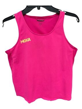 SOLD Hoka One One Women's Performance Running Tank top S Pink Athletic Gym